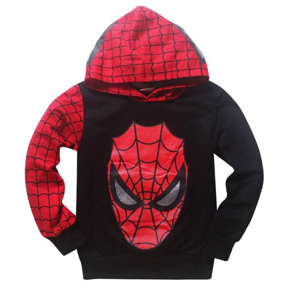 KIDS SPIDERMAN BLACK HOODIE and PANTS SET. - Picture 5 of 10